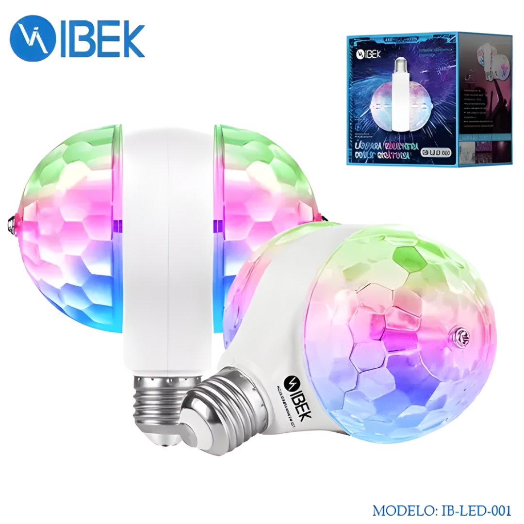 Foco LED Doble Giratorio Party IBEK IB-LED-001