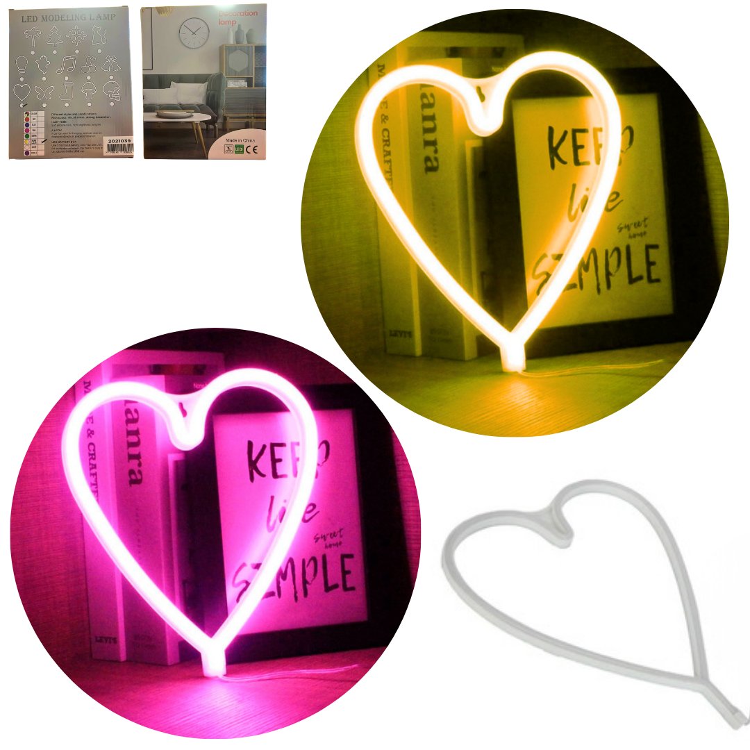 Cartel Luminoso Neon CORAZON – 2021039