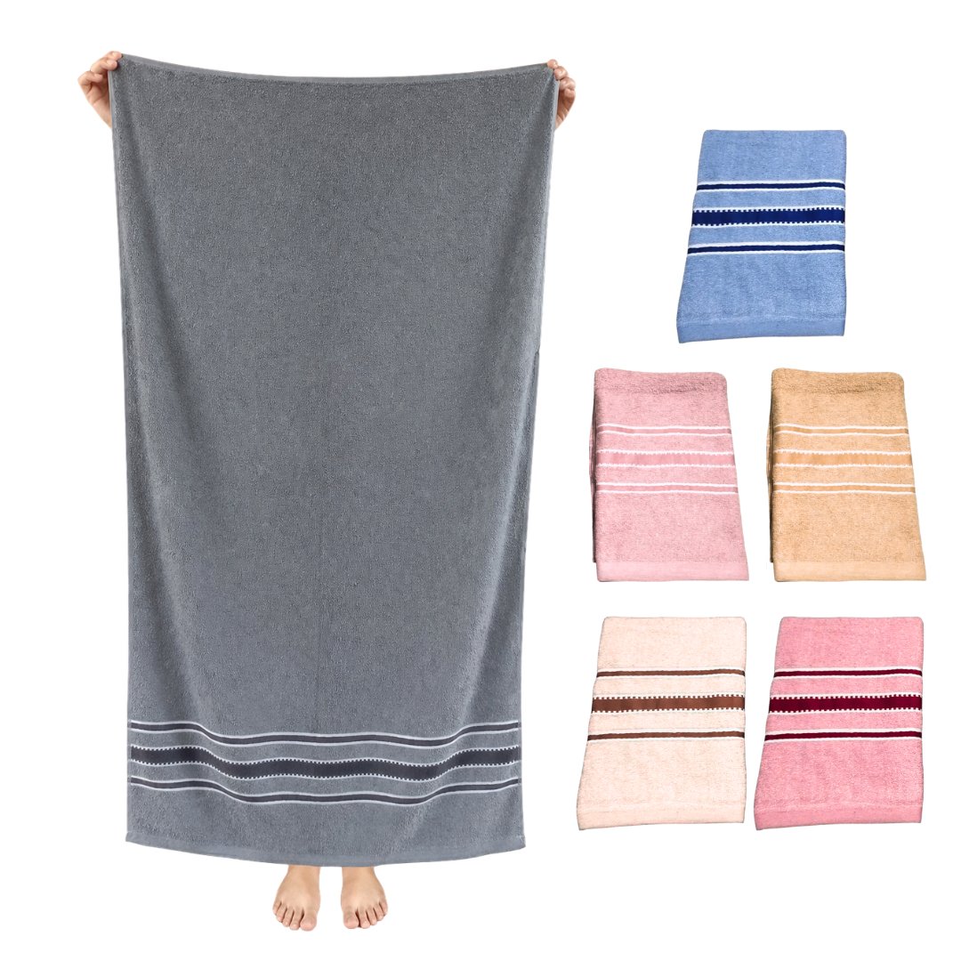 Toalla de Baño Colores Varios 140x70cm JK-4201
