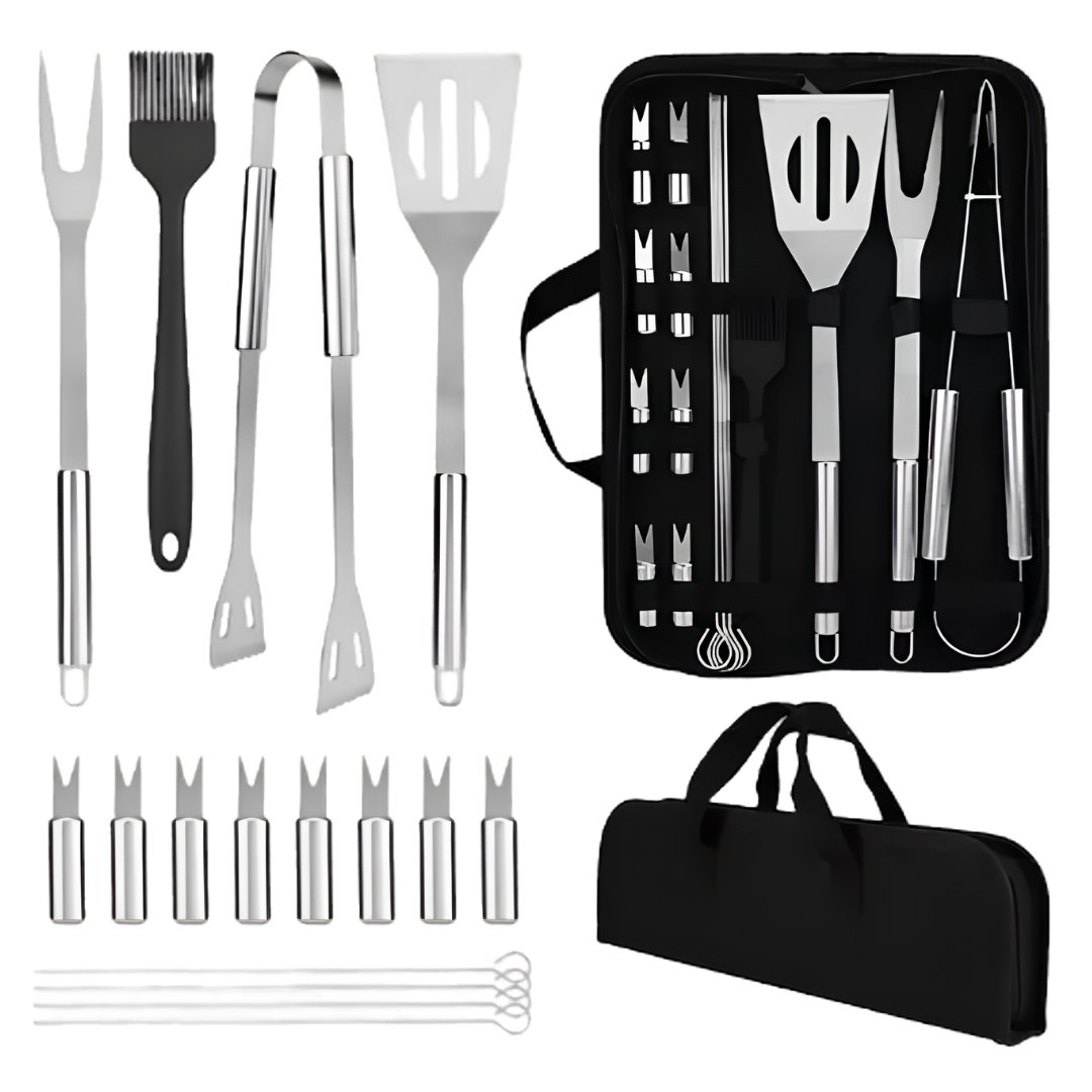 Kit Parrillero con Pinchos x16Pcs en Estuche ACC0176/0206