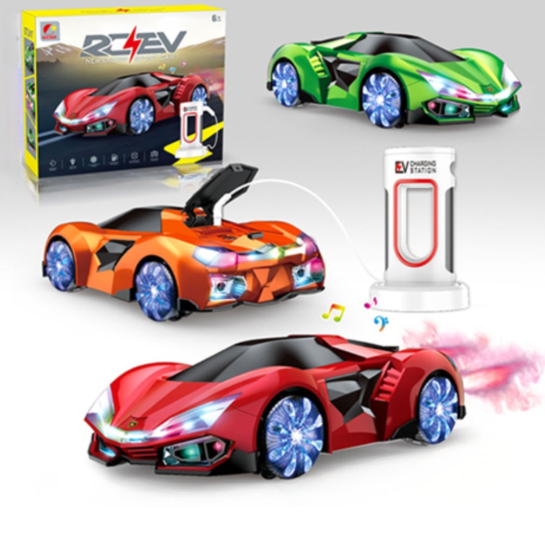 Auto Control Remoto con Gasolinera de carga CX-107