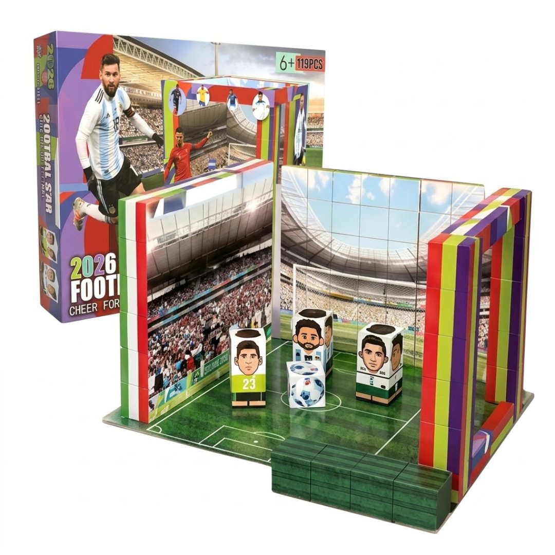 Cancha Imantada 119 Piezas Mundial 2026 FOOTBALL STARS 119A