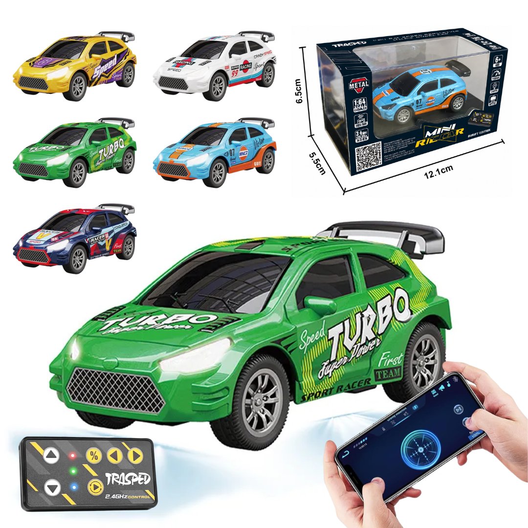 Mini Auto a Control Remoto 2.4 Ghz Recargale METAL CX-82