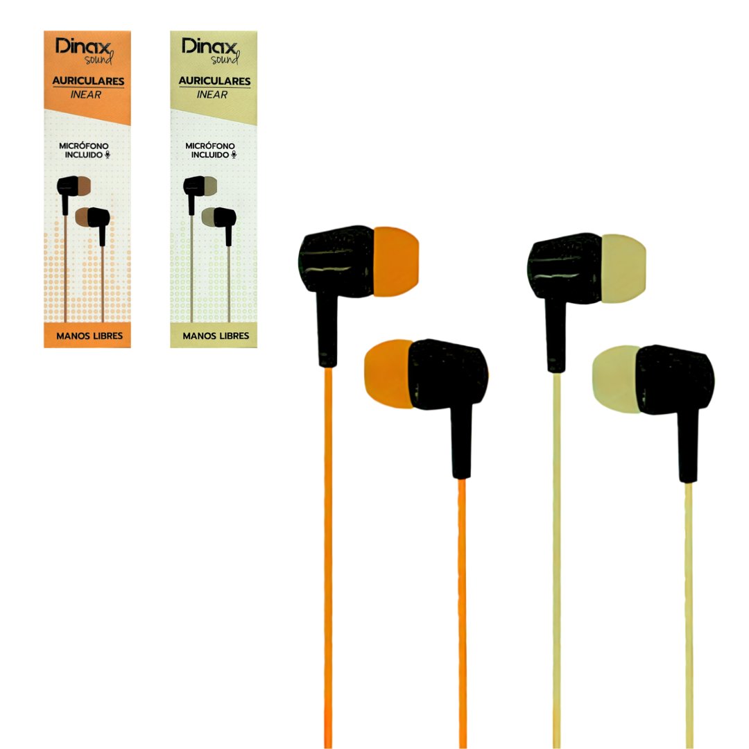 Auricular con Goma DINAX INEAR DX-EAR15MIC
