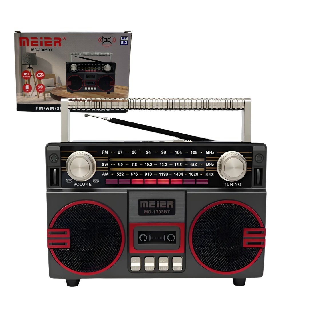 Radio Vintage Fm/am Meier Md-1305bt