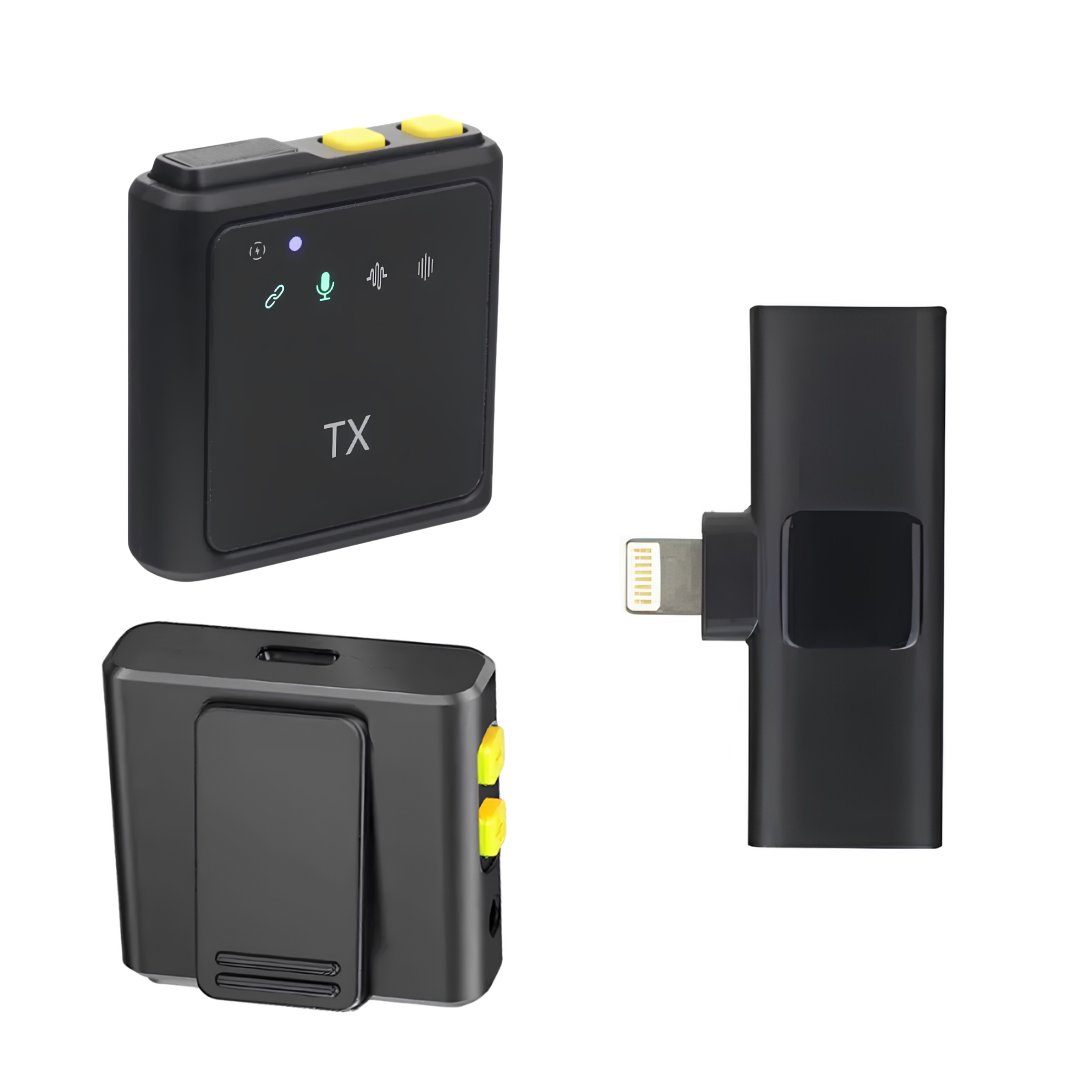 Micrófono Inalámbrico De Solapa Corbatero Legatus F9 Compatible iPhone