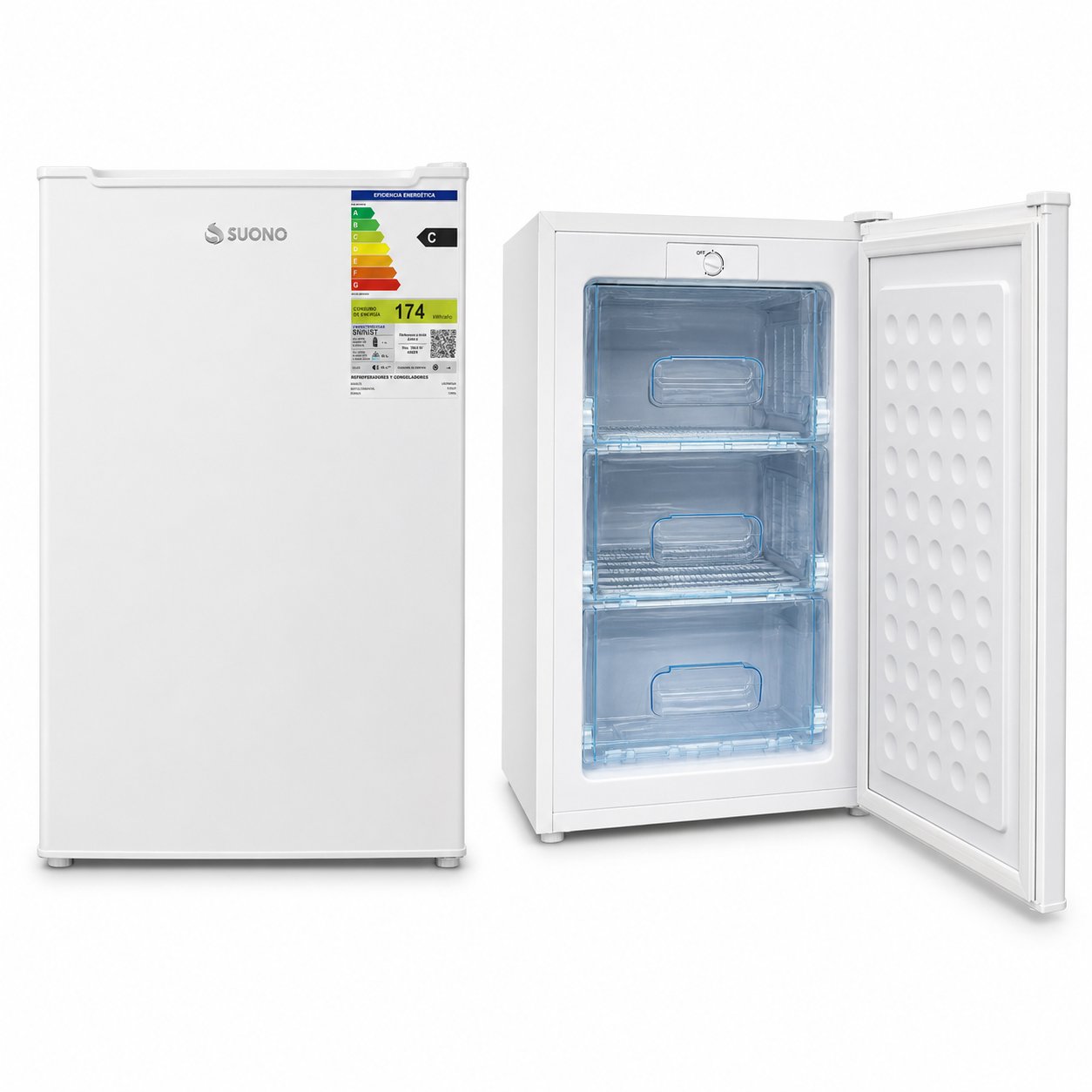 Freezer Vertical SUONO 70L